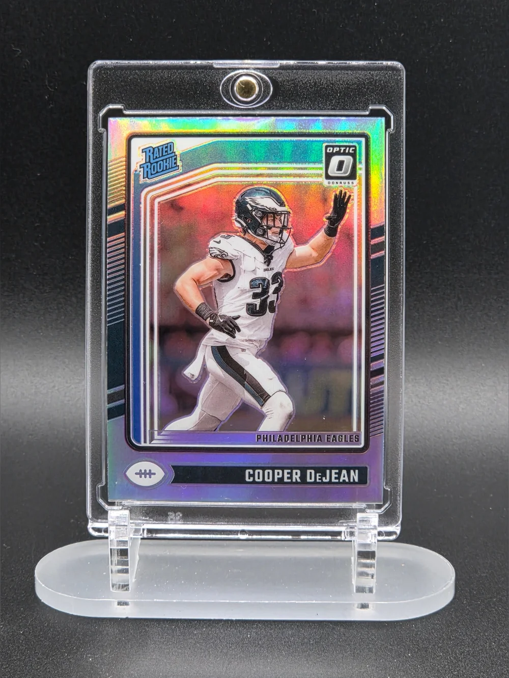 Cooper DeJean 2024 Donruss Optic Rated(Silver) Rookie – Philadelphia Eagles - Picture 1 of 2